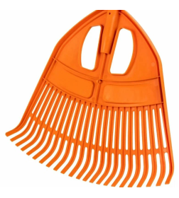 Грабли веерные пластмассовые 23 зуба 500 мм с фибергласовым черенком Гардения 010820-4