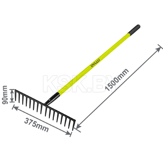 Грабли для гравия 1500 мм DYLLU DTXW5314 (DTXW5314) 