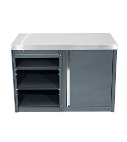 Модуль уличной кухни SMART-1200 Шкаф угловой универсальный (HS-KU03-SHU1200) Helios