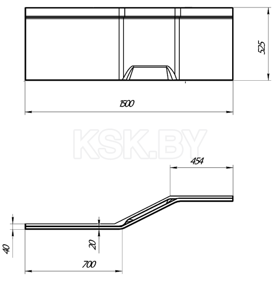 Панель лицевая 1Marka Convey 150 R (02кон1575п) 
