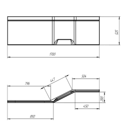 Панель лицевая 1Marka Convey 170 L