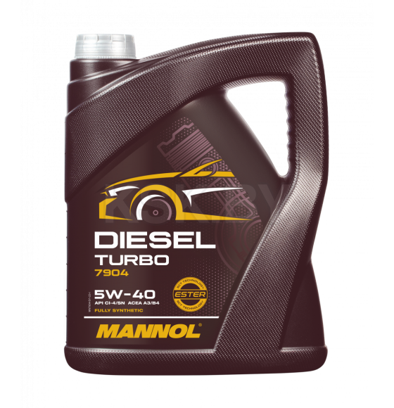 Масло моторное Mannol 7904 Diesel Turbo SAE 5W-40 API CI-4/SN ESTER 5л (MN7904-5) 