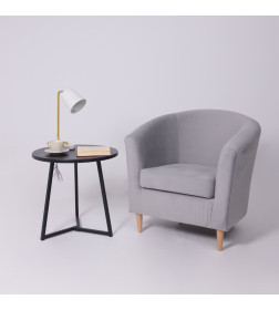 Светильник настольный AksHome QUAZI E27 белый 120768