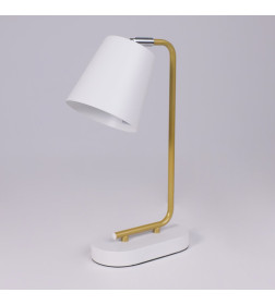 Светильник настольный AksHome QUAZI E27 белый 120768