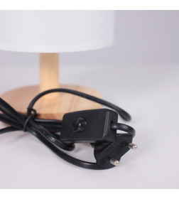 Светильник настольный AksHome TOLEDO E27 цвет дуб 121666