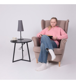 Светильник настольный AksHome UMBRELLONI E27 серый 121617