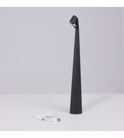 Светильник настольный AksHome XYLON LED чёрный 121644