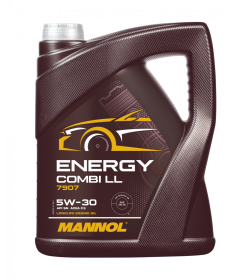 Масло моторное Mannol Energy Combi LL 5W-30 SN/CF, 5л.