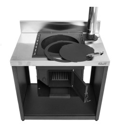 Модуль уличной кухни SMART-900 Печь под казан (HS-KU02-P900) Helios