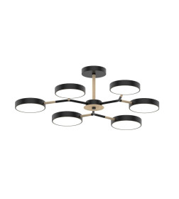 Светильник MH-3200/6 BK+WOOD