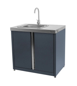 Модуль уличной кухни SMART-900 Шкаф с мойкой (HS-KU01-SHM900) Helios