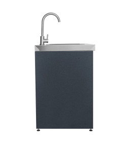 Модуль уличной кухни SMART-900 Шкаф с мойкой (HS-KU01-SHM900) Helios