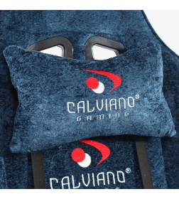 Кресло вибромассажное Calviano AVANTI ULTIMATO blue fabric