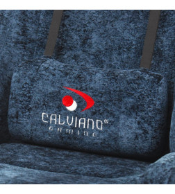 Кресло вибромассажное Calviano AVANTI ULTIMATO blue fabric