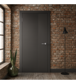 Дверное полотно "Эмаль" ПГ-28,600х2000,Эмаль,Графит