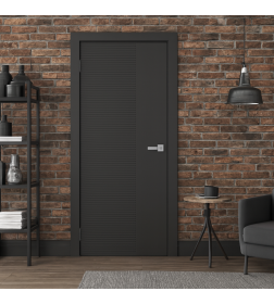 Дверное полотно "Эмаль" ПГ-28,600х2000,Эмаль,Графит