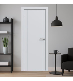 Дверное полотно Эмаль ПГ-20, 600х2000, Эмаль,Грей