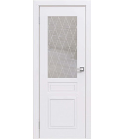 Дверь межкомнатная Эмаль ПО-01, 900х2000, Эмаль,Белый