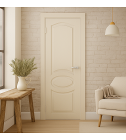 Дверь межкомнатная Эмаль ПГ-02, 800х2000, Эмаль,Ваниль