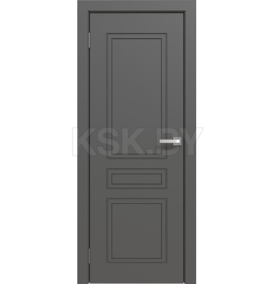 Дверь межкомнатная Эмаль ПГ-01, 600х2000, Эмаль, Графит