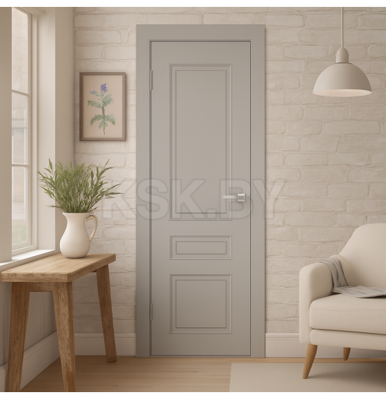 Дверь межкомнатная Эмаль ПГ-01, 700х2000, Эмаль,Грей