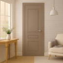 Дверь межкомнатная Эмаль ПГ-01, 800х2000, Эмаль,  Капучино