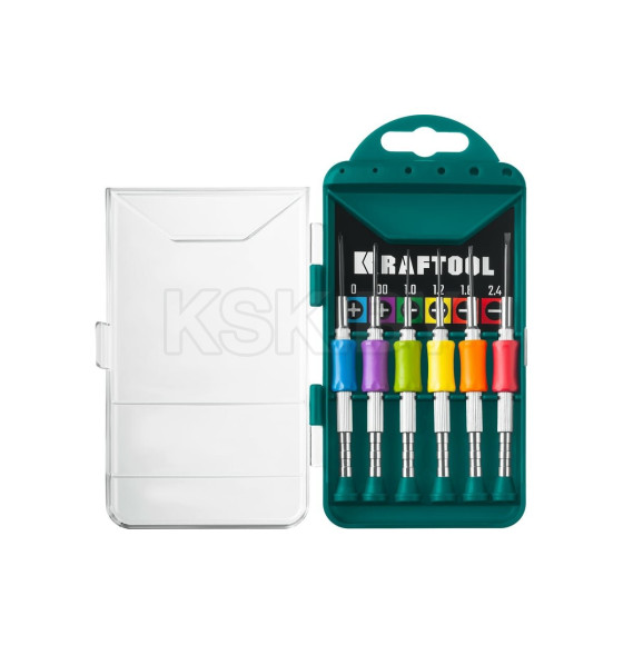 Набор часовых отверток для точных работ 6 предм. KRAFTOOL (25679) 