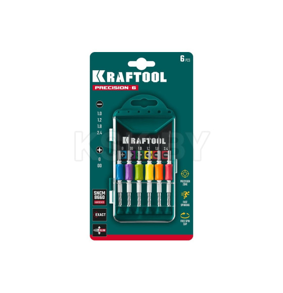 Набор часовых отверток для точных работ 6 предм. KRAFTOOL (25679) 
