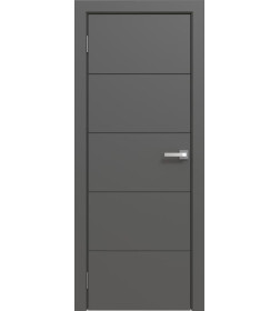Дверь межкомнатная Эмаль ПГ-11, 900х2000, Эмаль,  Графит