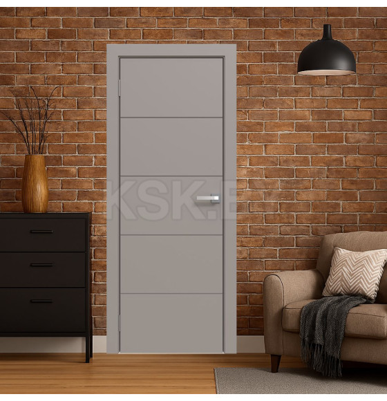 Дверь межкомнатная Эмаль ПГ-11, 800х2000, Эмаль,  Капучино