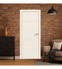 Дверь межкомнатная Эмаль ПГ-11, 800х2000, Эмаль,  Ваниль