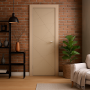 Дверь межкомнатная Эмаль ПГ-13, 800х2000, Эмаль,  Капучино