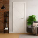 Дверь межкомнатная Эмаль ПГ-13, 800х2000, Эмаль,  Белый 