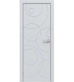 Дверь межкомнатная Эмаль ПГ-18, 600х2000, Эмаль,Грей