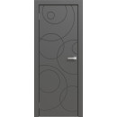 Дверь межкомнатная Эмаль ПГ-18, 600х2000, Эмаль, Графит