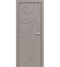 Дверь межкомнатная Эмаль ПГ-18, 600х2000, Эмаль, Капучино