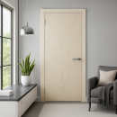 Дверь межкомнатная Эмаль ПГ-18, 900х2000, Эмаль,  Ваниль