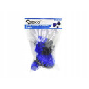 Набор щеток нейлоновых (средней твердости) для дрели, хвост. HEX, 3шт, GEKO (G00880) 