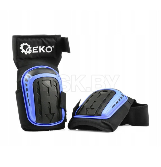 Наколенники гелевые высокие, чёрные, GEKO (G90017) 