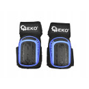 Наколенники гелевые высокие, чёрные, GEKO (G90017) 