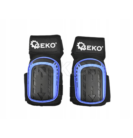 Наколенники гелевые высокие, чёрные, GEKO (G90017) 