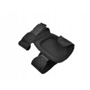 Наколенники гелевые высокие, чёрные, GEKO (G90017) 