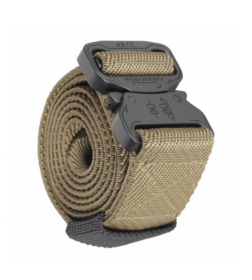 Ремень тактический FG Black 140/38 Э (полиамид/латекс, хаки) Zubr Force 100603