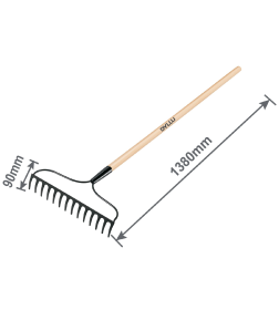 Грабли для гравия 1380 мм DYLLU DTXW3316