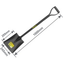 Лопата совковая из стали 1000 мм DYLLU DTSE3314 (DTSE3314) 