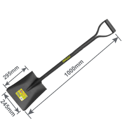Лопата совковая из стали 1000 мм DYLLU DTSE3314