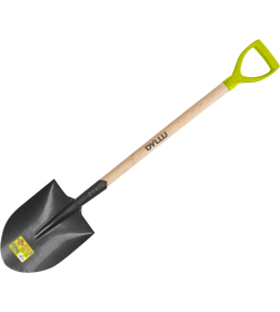 Лопата штыковая стальная с деревянным черенком 1100 мм DYLLU DTSE1327