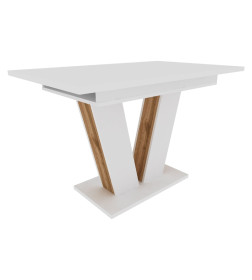Стол раздвижной KAI, 1180*(1570)*720*760, (белый структурный)