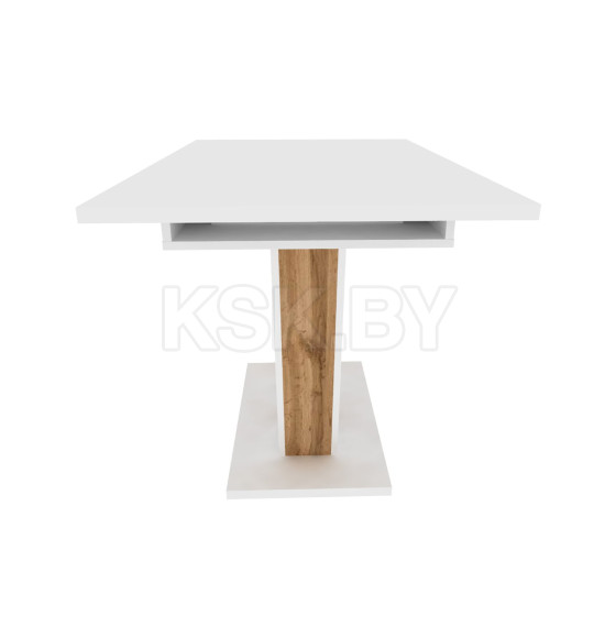 Стол раздвижной KAI, 1180*(1570)*720*760, (белый структурный) (87702) 