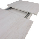 Стол раздвижной KAI, 1180*(1570)*720*760, (белый структурный) (87702) 